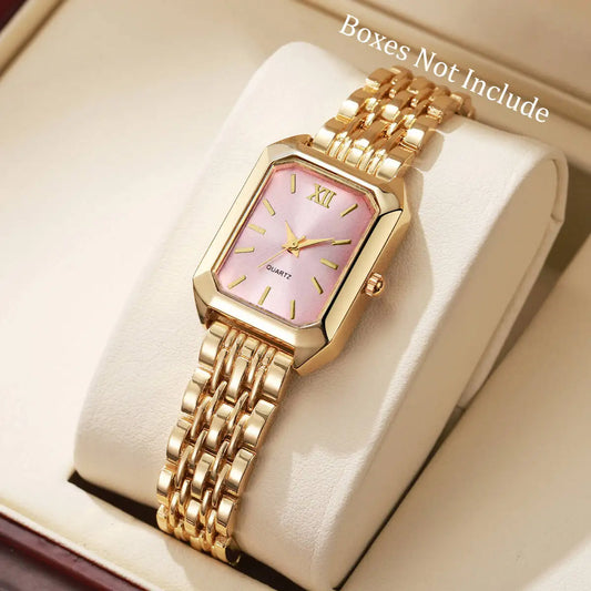 Sleek Numberless Quartz Watch with Compact Round Dial Design