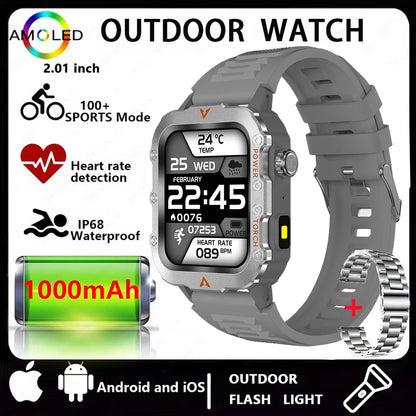 Modern Sports Smartwatch with Bluetooth Calls & Multi Function Display
