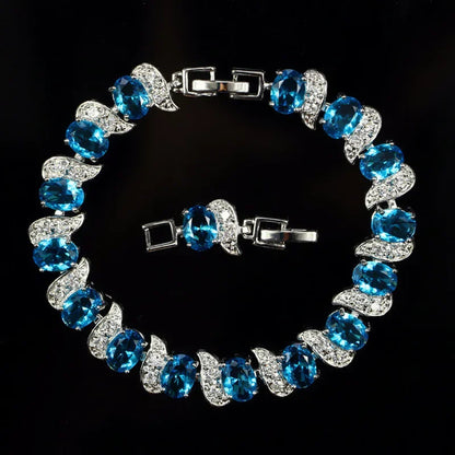 Exquisite Charm Strand Bracelet – Color Crystal Fashion Women Party Jewelry