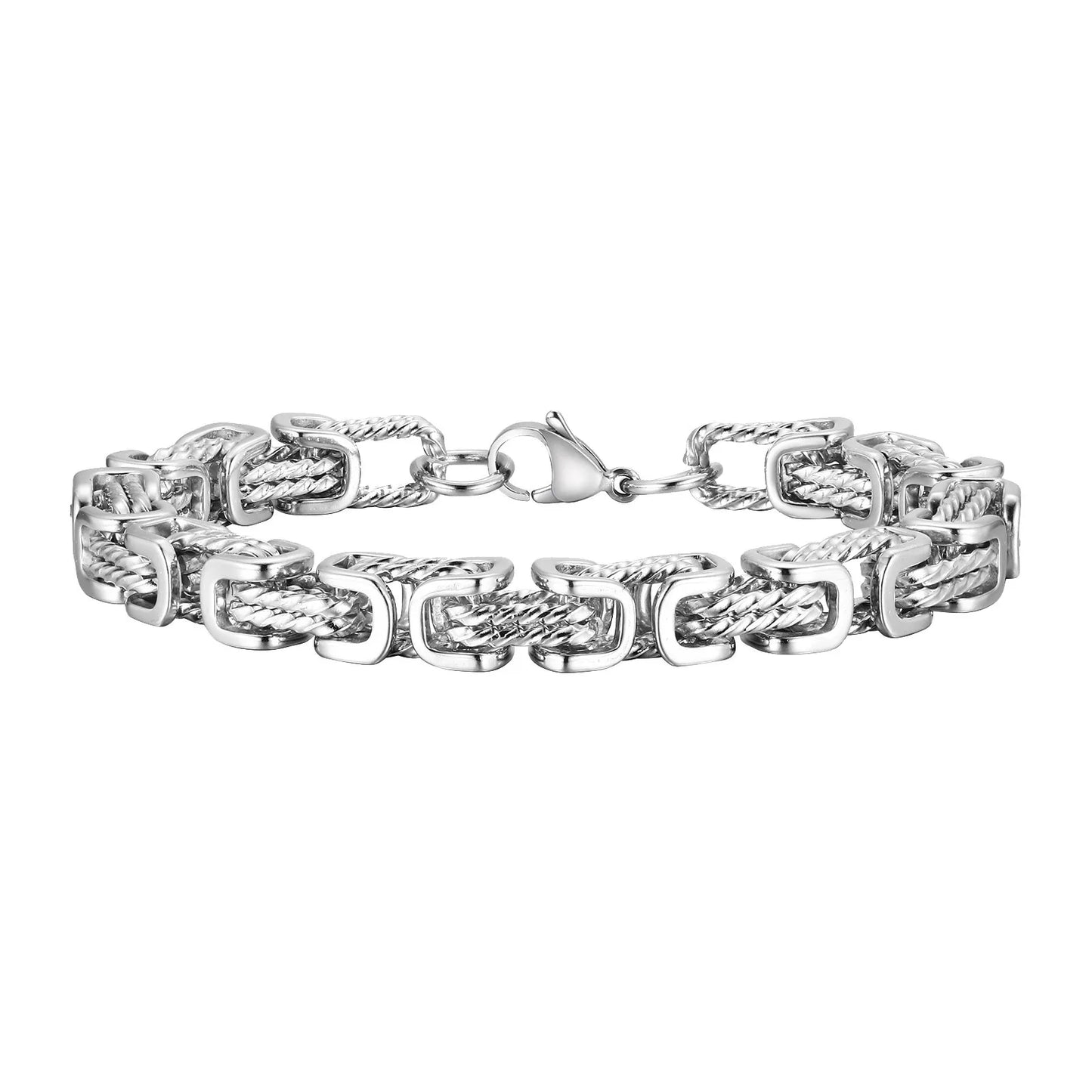 Everyday Stainless Steel Chain Bracelet for Modern Men’s Fashion
