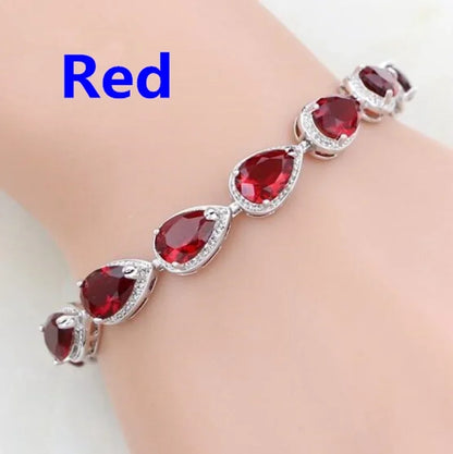 Exquisite Charm Strand Bracelet – Color Crystal Fashion Women Party Jewelry