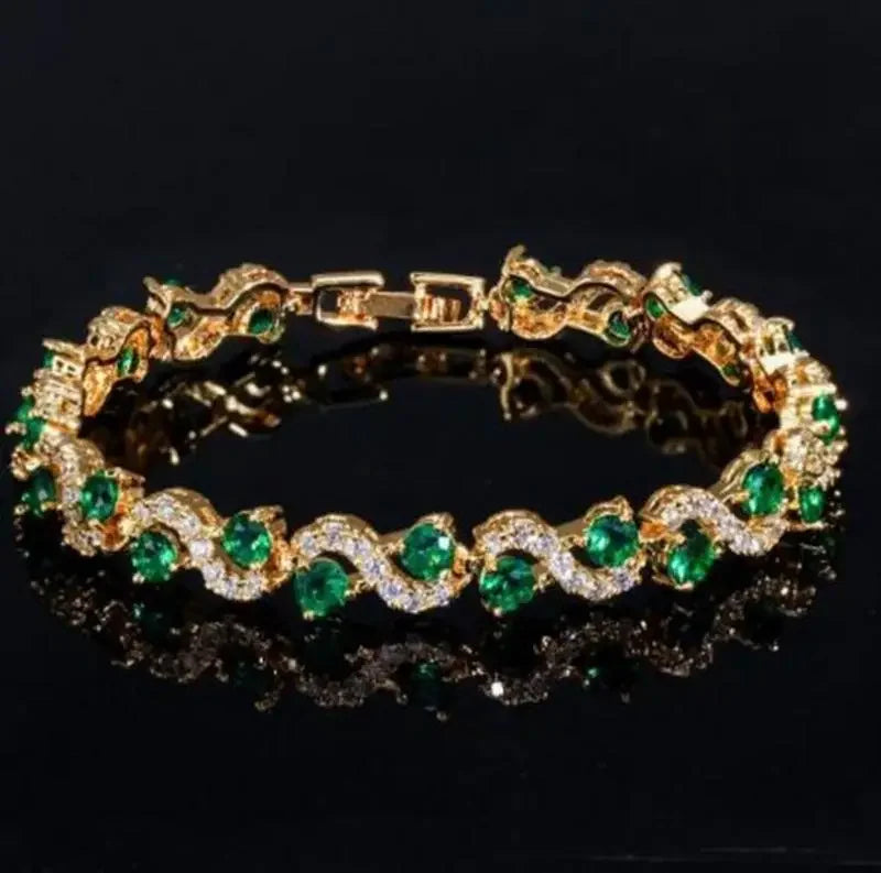 Exquisite Charm Strand Bracelet – Color Crystal Fashion Women Party Jewelry