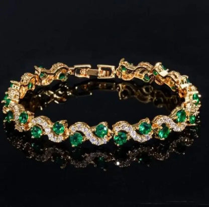 Exquisite Charm Strand Bracelet – Color Crystal Fashion Women Party Jewelry