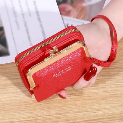 Women’s Wrist Strap Wallet – Multi-Card Slots Large Capacity Coin Purse