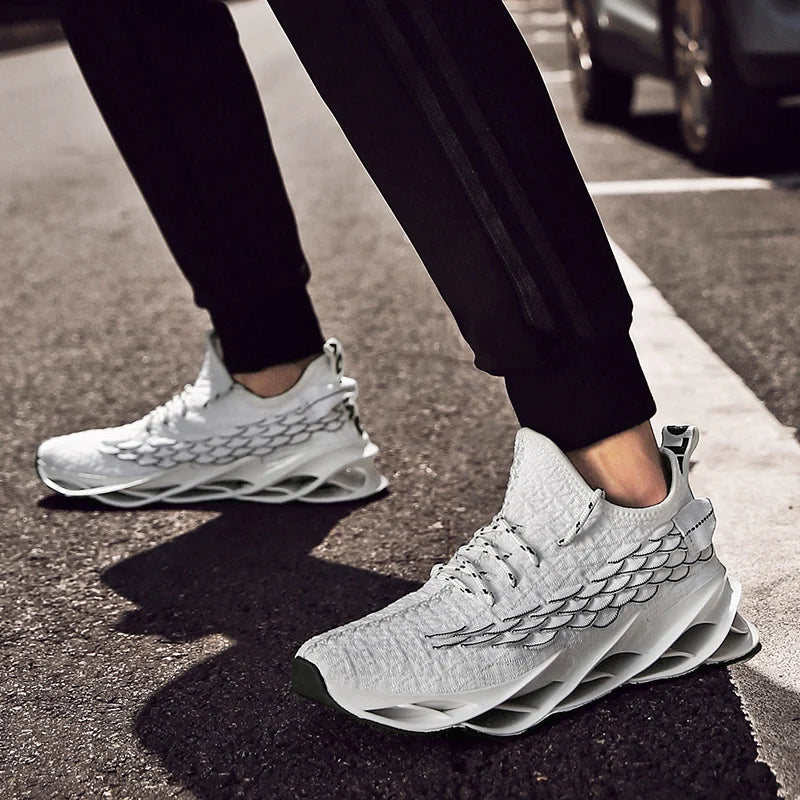 Men’s Breathable Casual Sneakers – Lightweight Fashion Running Shoes