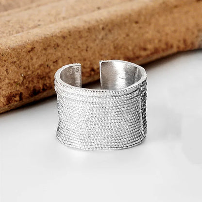 MODERN 925 STERLING SILVER HEART RING