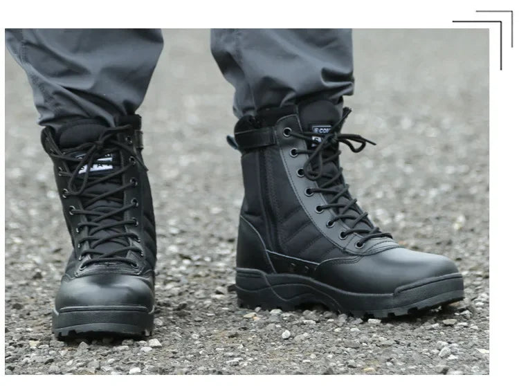 Men’s Outdoor Desert Boots – Anti-Slip Ankle Work & Hiking Shoes