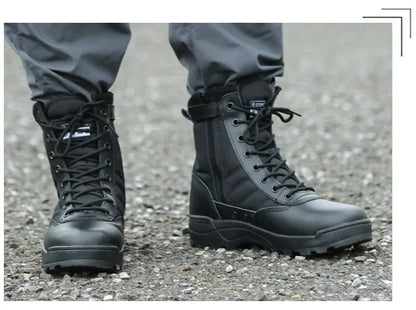 Men’s Outdoor Desert Boots – Anti-Slip Ankle Work & Hiking Shoes