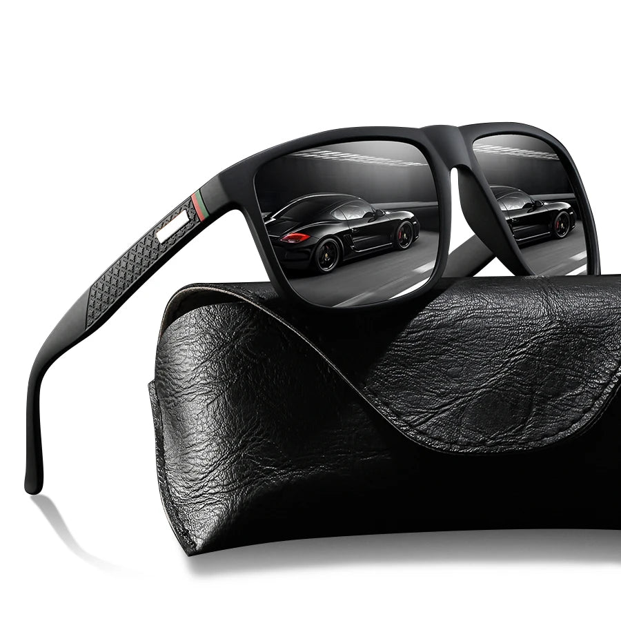 Classic Square Polarized Sunglasses – Lightweight Outdoor Style