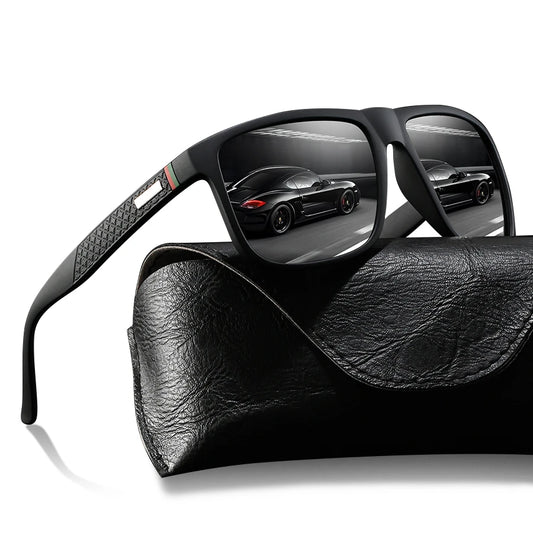 Classic Square Polarized Sunglasses – Lightweight Outdoor Style