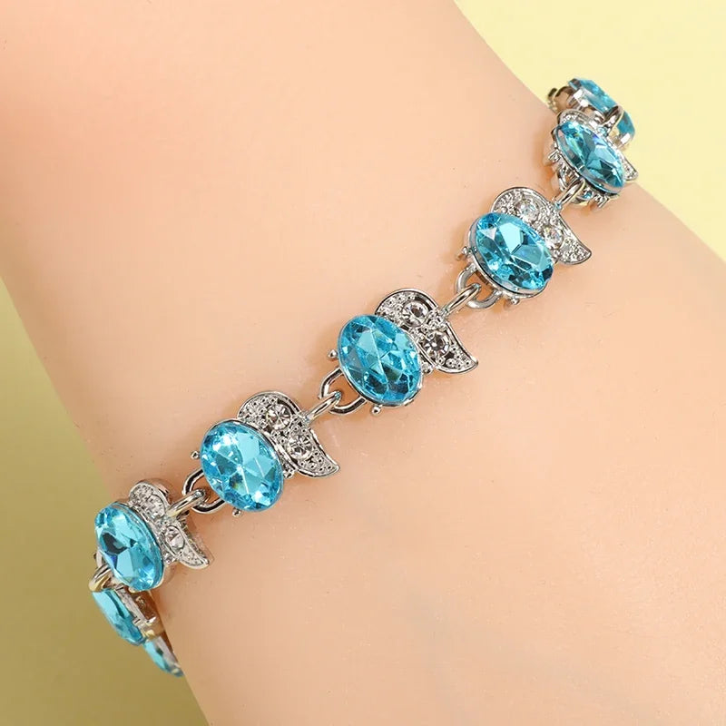 Exquisite Charm Strand Bracelet – Color Crystal Fashion Women Party Jewelry