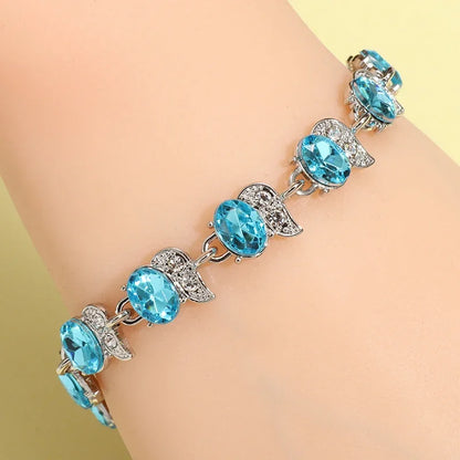 Exquisite Charm Strand Bracelet – Color Crystal Fashion Women Party Jewelry