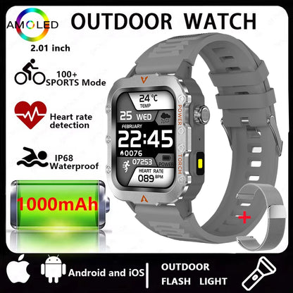 Modern Sports Smartwatch with Bluetooth Calls & Multi Function Display