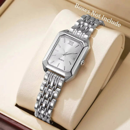 Sleek Numberless Quartz Watch with Compact Round Dial Design