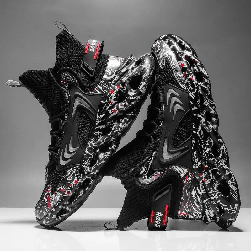 Men’s Breathable Casual Sneakers – Lightweight Fashion Running Shoes