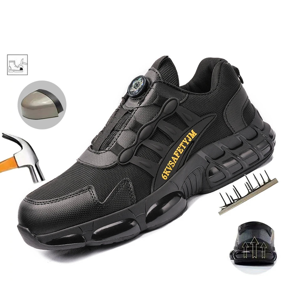 Protective Work Sneakers – Steel Toe Anti-Slip Comfortable Safety Shoes