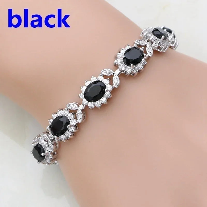 Exquisite Charm Strand Bracelet – Color Crystal Fashion Women Party Jewelry