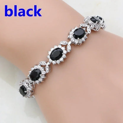Exquisite Charm Strand Bracelet – Color Crystal Fashion Women Party Jewelry