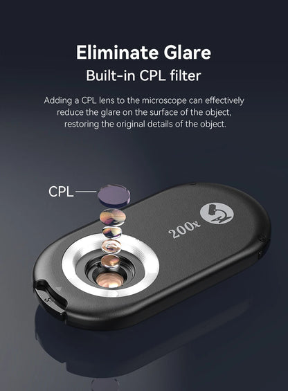 Phone Microscope Lens Kit – 100X Zoom with LED Light