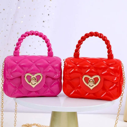 Cute Heart-Shaped Mini Shoulder Bag