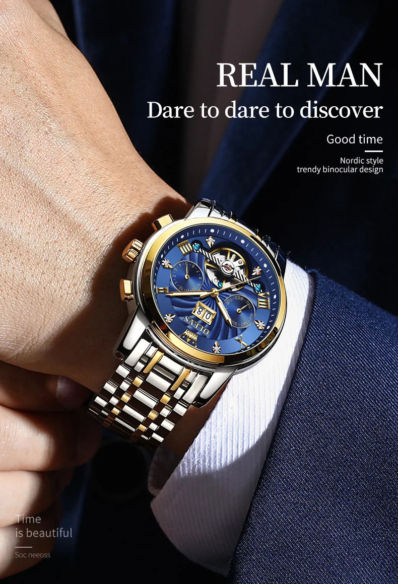 Luxury Automatic Men's Watch – Classic Mechanical Design