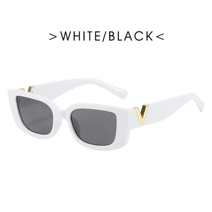 Elegant Retro Designer-Inspired Small Frame Sunglasses for Everyday Style