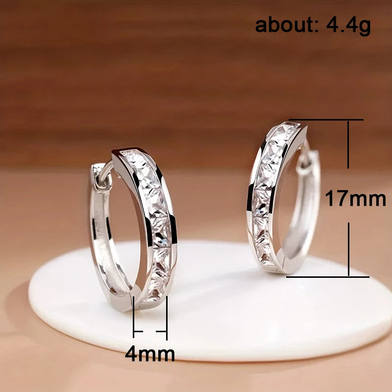 Elegant Everyday Hoop Earrings – Simple Modern Women Jewelry