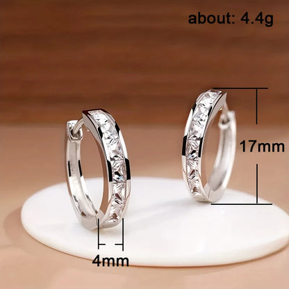 Elegant Everyday Hoop Earrings – Simple Modern Women Jewelry