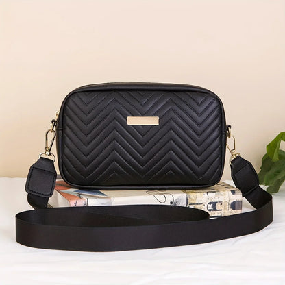 Mini Quilted Crossbody Bag – Stylish Phone Wallet Shoulder Purse