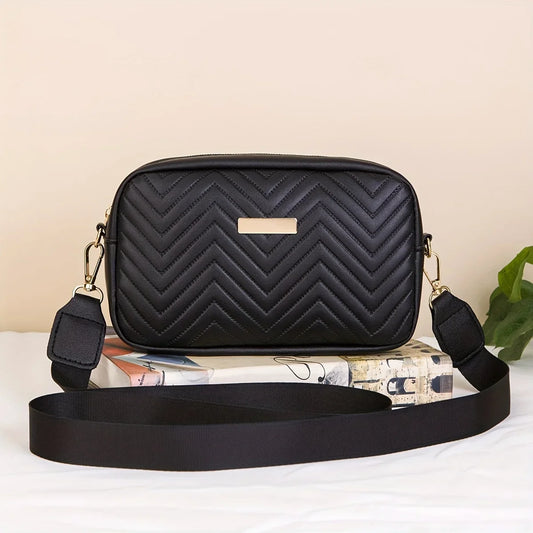 Mini Quilted Crossbody Bag – Stylish Phone Wallet Shoulder Purse