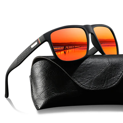 Classic Square Polarized Sunglasses – Lightweight Outdoor Style