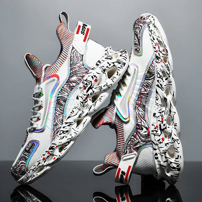 Men’s Breathable Casual Sneakers – Lightweight Fashion Running Shoes