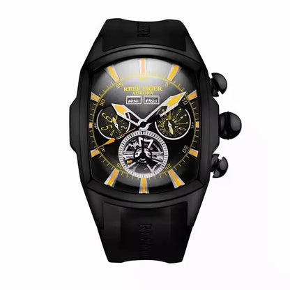 Luxury Barrel Design Automatic Watch – Stainless Steel Mechanical Edition