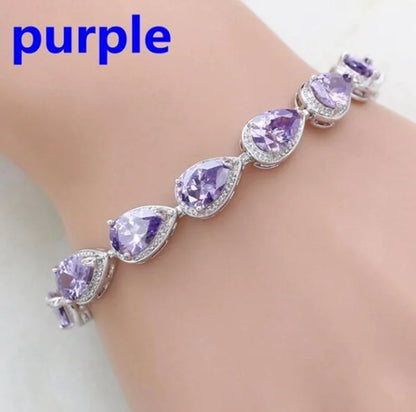 Exquisite Charm Strand Bracelet – Color Crystal Fashion Women Party Jewelry