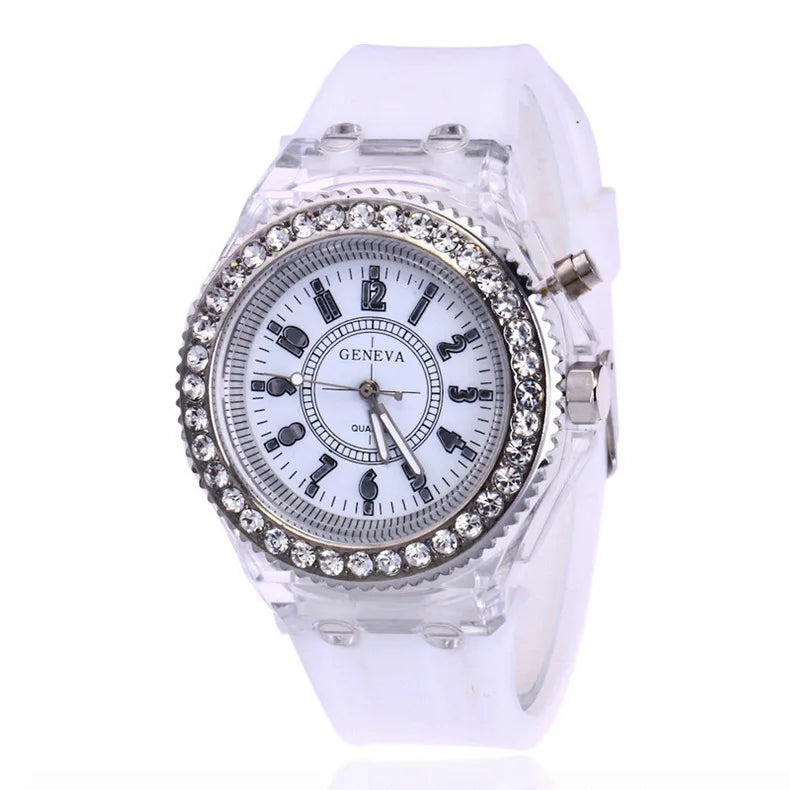 MULTI COLOR LED LUMINOUS FASHION WATCH