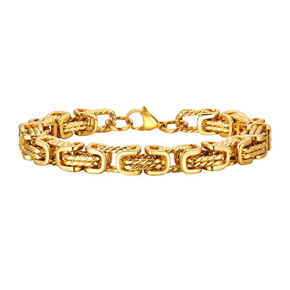 Everyday Stainless Steel Chain Bracelet for Modern Men’s Fashion