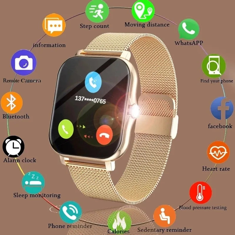 Modern Sports Smart Watch – Fitness Tracking & Wireless Calling Features