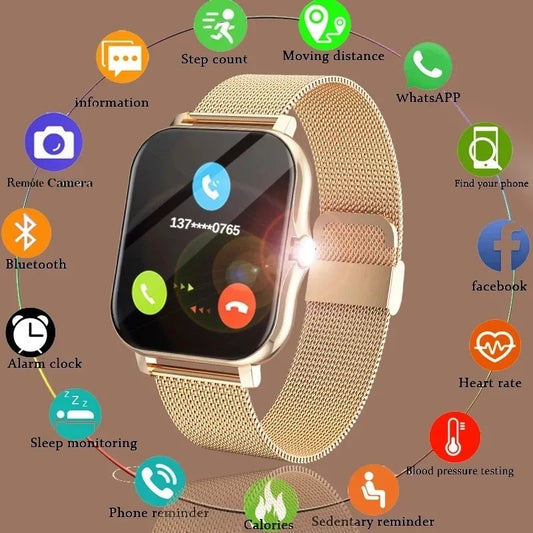 Modern Sports Smart Watch – Fitness Tracking & Wireless Calling Features