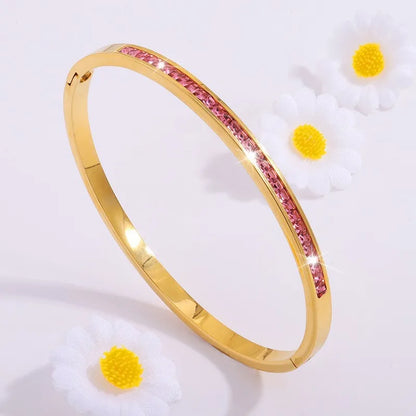 Elegant Stack Bangles Set – Sparkling Fashion Women Bracelet Gift