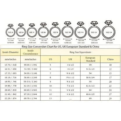 Premium 925 Sterling Silver Moissanite Ring – 2-Carat Center Stone