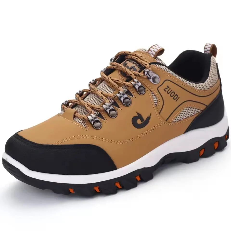 Men’s Classic Leather Casual Shoes – Lightweight Sneakers for Daily Wear