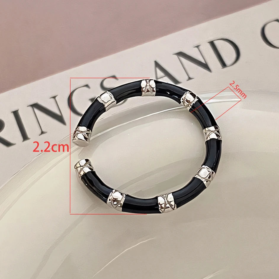 MODERN 925 STERLING SILVER HEART RING
