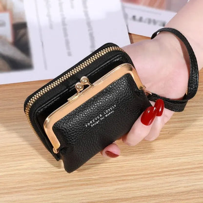 Women’s Wrist Strap Wallet – Multi-Card Slots Large Capacity Coin Purse