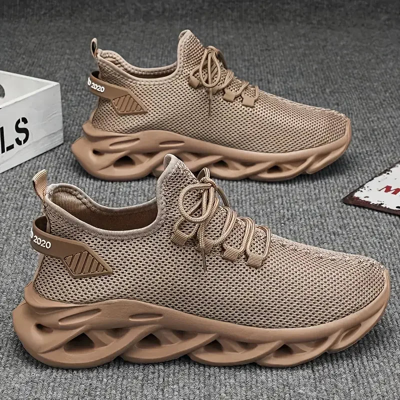 Simple Casual Lace-Up Sneakers with Soft Everyday Comfort Fit