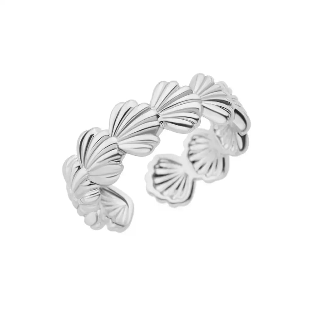 Classic Wedding Couple Rings – Gold Tone Stainless Steel Band Set