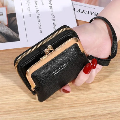 Women’s Wrist Strap Wallet – Multi-Card Slots Large Capacity Coin Purse