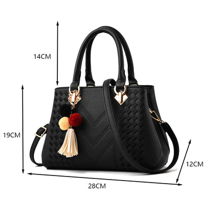 Vintage Leather Tote Bag – Elegant Everyday Women’s Handbag