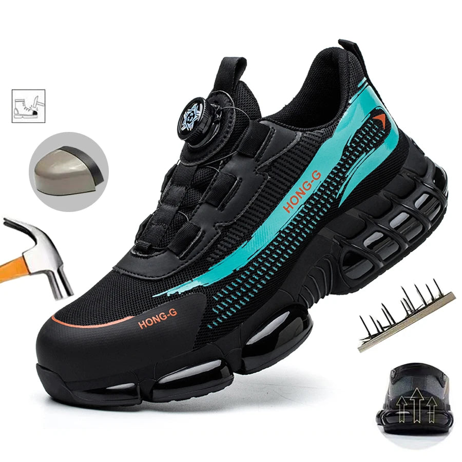 Protective Work Sneakers – Steel Toe Anti-Slip Comfortable Safety Shoes