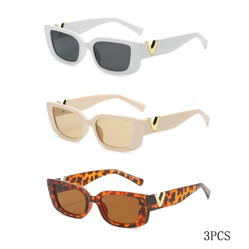 Elegant Retro Designer-Inspired Small Frame Sunglasses for Everyday Style