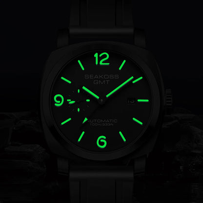 GMT Automatic Diver Watch – Sapphire Glass & Luminous Dial